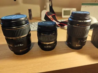 Cámara Canon EOS 750D + objetivos