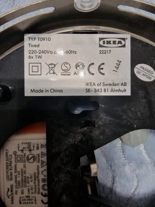 Lámpara de techo Tived Ikea