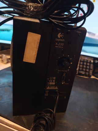 Altavoces Logitech Negro