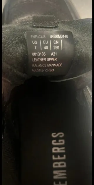 Scarpe Bikkembergs uomo pelle nere