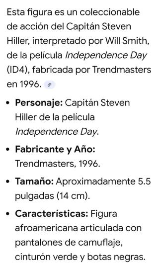 Muñeco militar vintage