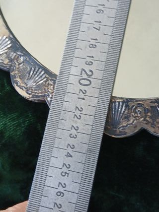 Espejo antiguo plata Muy repujado Plata 900/000