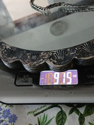 Espejo antiguo plata Muy repujado Plata 900/000