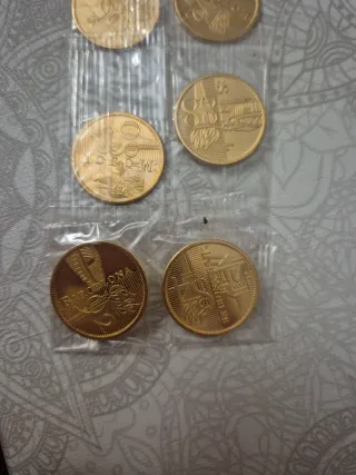 Lote 8 Monedas Olímpicas 1964-1996