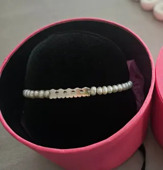 Pulsera Tous Perlas Plata