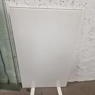 Tapa de cristal blanca IKEA