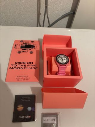 Omega x Swatch Mission to the Pink Moon