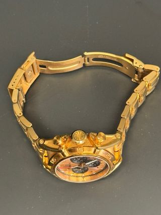 Reloj Jaguar Dorado Cronógrafo