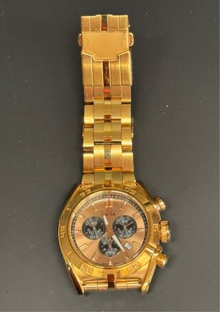 Reloj Jaguar Dorado Cronógrafo