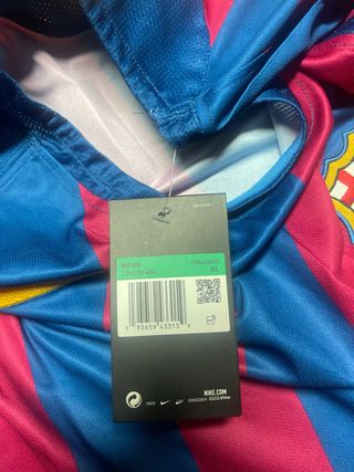 Camiseta Barça Ronaldinho 10 2005 madrid 0 barca 3