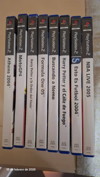 Lote 8 Juegos PS2: Athens, MotoGP, Harry Potter, N