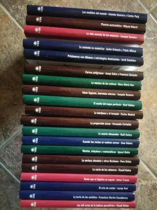 Colección libros (EL MUNDO ES MATEMATICO)