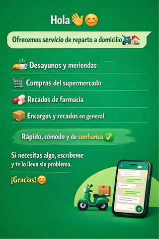 Yo te lo llevo! Reparto a domicilio