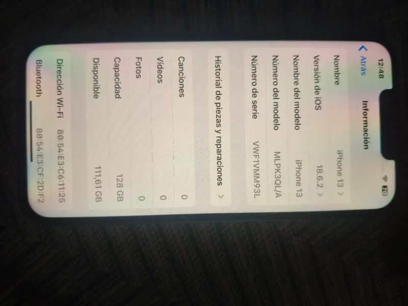 OFERTÓN IPhone 13 128GB Pantalla Nueva Face ID Ok. afbeelding 2