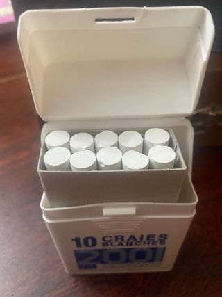 Tizas francesas antipolvo 2001