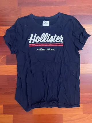 Pack de 2 Camisetas Hollister azul marino y blanca