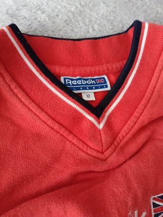 Sudadera Reebok Classic Niño Roja