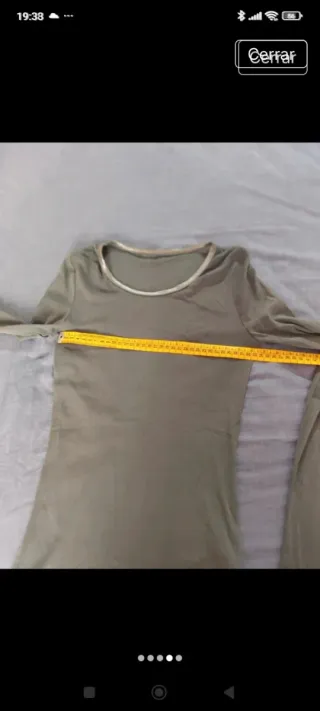 Camiseta elástica transparente gris