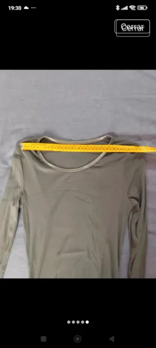 Camiseta elástica transparente gris