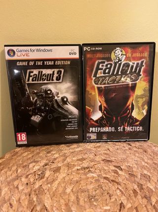 Lote Fallout 3 GOTY + Fallout Tactics PC