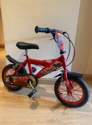 Bicicleta infantil Cars 4-6 años