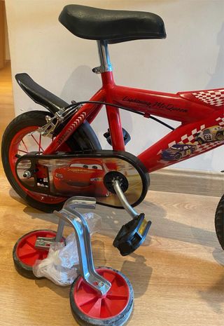 Bicicleta infantil Cars 4-6 años