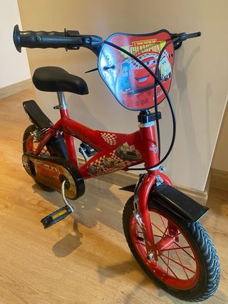 Bicicleta infantil Cars 4-6 años