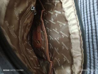 Bolso Petusco Marrón y Naranja