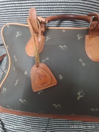 Bolso Petusco Marrón y Naranja