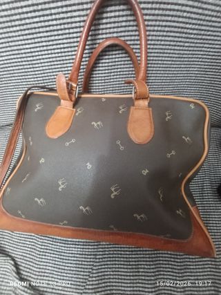 Bolso Petusco Marrón y Naranja