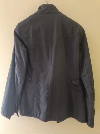 Cazadora mujer bolsillos gris