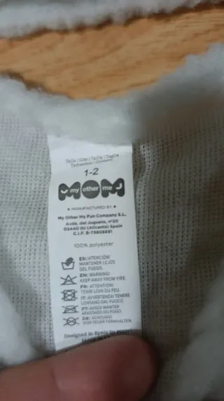 Disfraz pastor 1-2 años