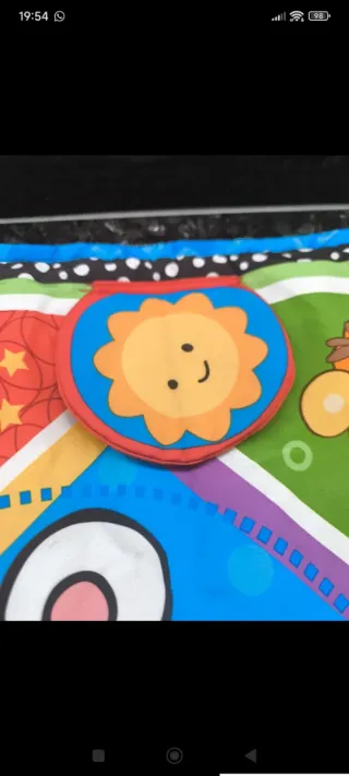 Mantita de juego para bebés con animales