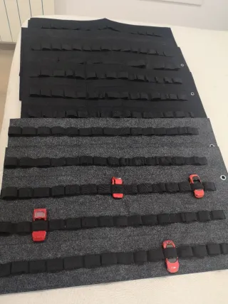 Lote 7 organizadores coches de juguete