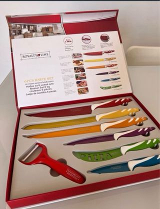 Set 7 Coltelli Royalty Line Acciaio Inox