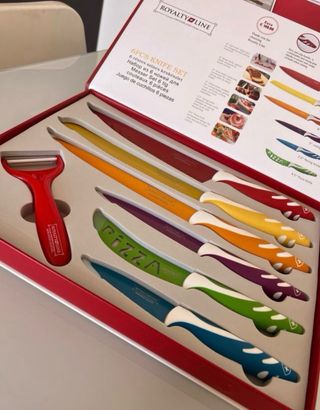 Set 7 Coltelli Royalty Line Acciaio Inox