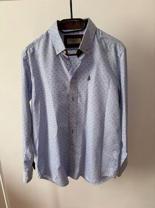 Camisa estampada hombre