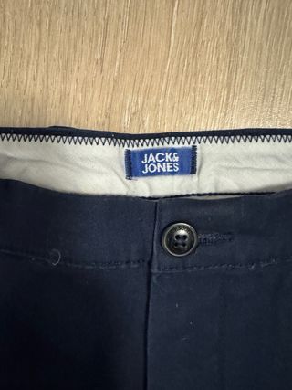 Pantalón chino Jack & Jones azul T.158