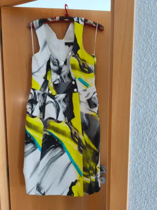 Vestido Adolfo Dominguez Talla 42 Multicolor