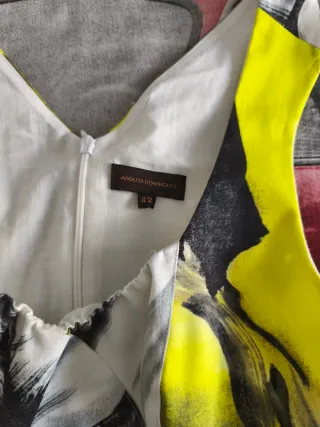 Vestido Adolfo Dominguez Talla 42 Multicolor