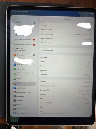 iPad Air 13 M2 1TB Wifi+Movil