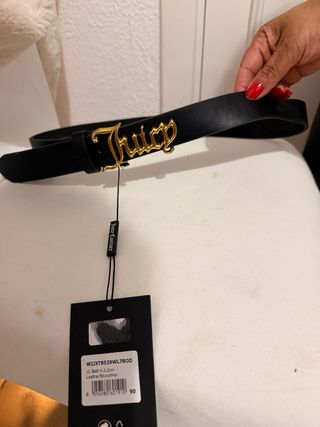 Cinturón Juicy Couture Negro y Dorado