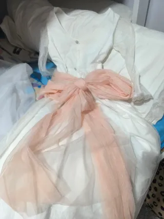 Vestido de comunión niña blanco