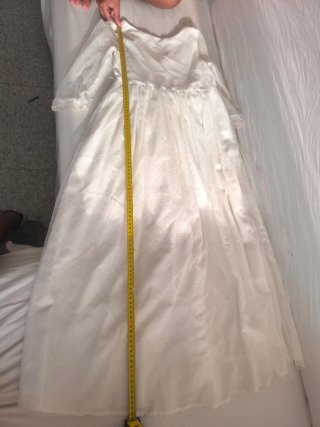 Vestido de comunión niña blanco