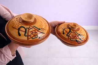 2 Pentole Tajine Cous Cous Ceramica