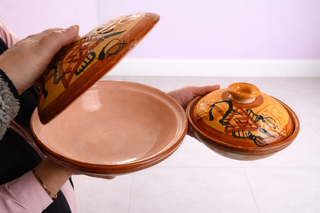 2 Pentole Tajine Cous Cous Ceramica