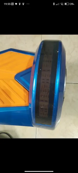 Hoverboard Azul y Naranja,con bluetoon