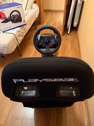 Volante Logitech G29 PS4/PS5 + Asiento Playseat