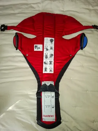 Mochila Portabebés Babybjörn Negra/Roja