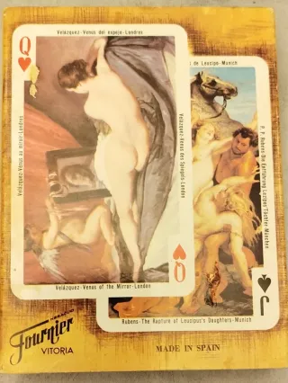 Baraja de cartas El Desnudo en el Arte